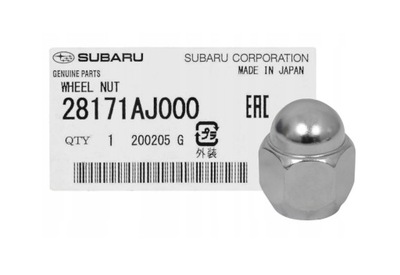 Гайка болты колеса subaru 28171aj001 оригинал фото №1