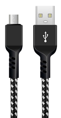 Kabel micro USB do ładowarki szybkie ładowanie 2m