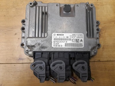 Блок керування бортовий комп'ютер двигуна citroen c4 picasso фото №1