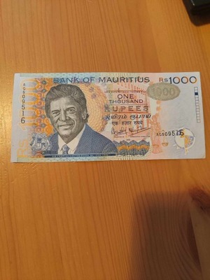 Mauritius - 1000 Rupii - 2001