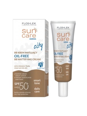 Floslek Sun Care Derma City BB Krem Matujący SPF50+ 30ml