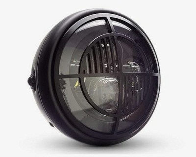 ФАРА LED (СВІТЛОДІОД) 19.6 CM BMW R65 R80 R90 R100 SCRAMBLER CAFE RACER МЕТАЛІЧНИЙ 