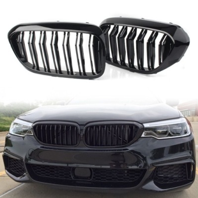 Решётка радиатора решётка радиатора решётки радиатора bmw 5 g30 g31 m5 чёрный блеск фото №1