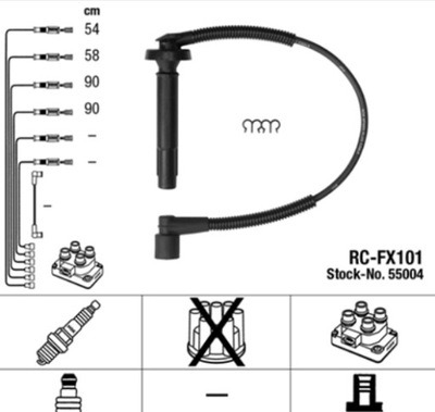 ACCIONAMIENTO DE ARRANQUE NGK RC-FX101 55004 LEGACY IV  