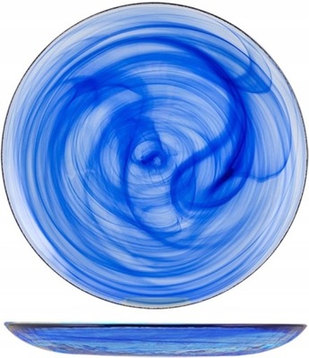 H&H Talerz szklany alabastrowy 27,5 cm