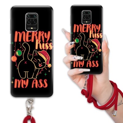 ETUI DO XIAOMI REDMI NOTE 9s CASE + CZERWONA SMYCZ GOTYCKIE ŚWIĘTA MIX WZ