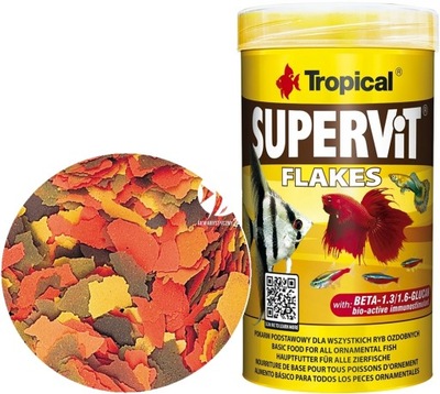 TROPICAL SUPERVIT 1000 ml pokarm PREMIUM DLA RYB