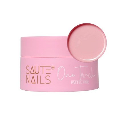 SAUTE NAILS Żel budujący do paznokci ONE TOUCH Pastel Pink 50g