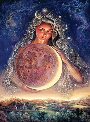 Buffalo Games - Josephine Wall - Moon Goddess (Glitter Edition) - 1000 Piec