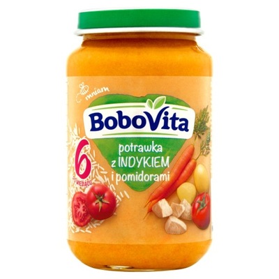 BOBOVITA Potrawka z indykiem i pomidorami - 190 g