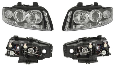 Фара лампа audi a4 b6 00-04 l+p фото №1