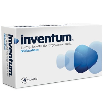 Inventum tabl. do rozgryzania 25mg 4 tabl