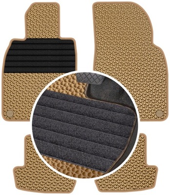 PORSCHE 911 971 2010-2019 ALFOMBRILLAS GOMA PARA COCHE EVA COLOR BEIGE  