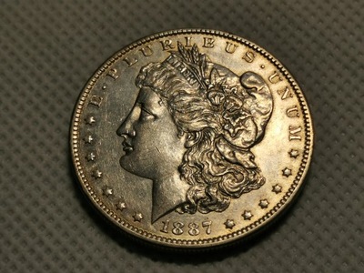 1$ Morgan Dollar 1887 dolar Ag900