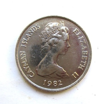 25 Centów 1982 r. Kajmany