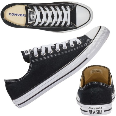 DAMSKIE TRAMPKI CONVERSE KLASYCZNE TENISÓWKI ALL STAR CZARNE M9166C r. 37