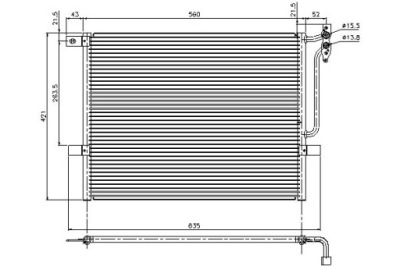 Nissens 94431 конденсатор, кондиционер фото №1