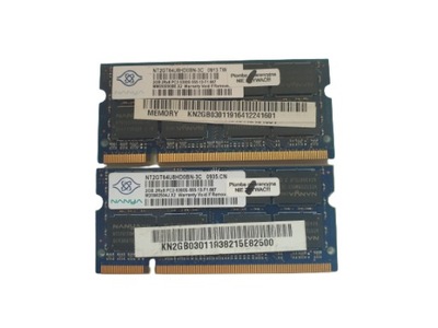 PAMIĘĆ RAM 4GB 2x2GB DDR2 SO-DIMM 667MHz PC2 5300S