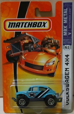 Matchbox 2007r Volkswagen Beetle 4x4