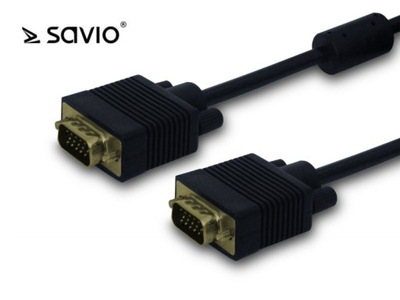 Elmak Kabel savio CL-51 VGA M - VGA M, 2 ferryty,,