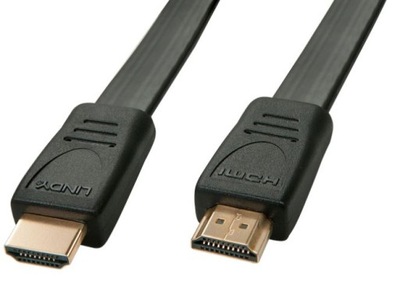 Kabel HDMI 2.0b 4K płaski giętki 2m Lindy 36997