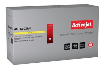 TONER ACTIVEJET ZAMIENNIK DO HP Q6002A ŻÓŁTY 2000 STRON