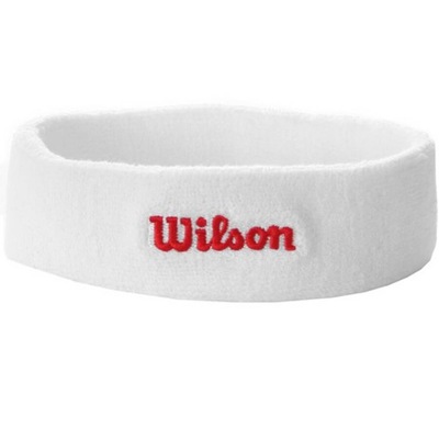 Frotka Tenisowa na głowę Wilson Headband - white