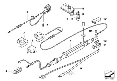 BMW E60 E63 ПАТРУБОК КАБЕЛЬ IBS 9123572 OE