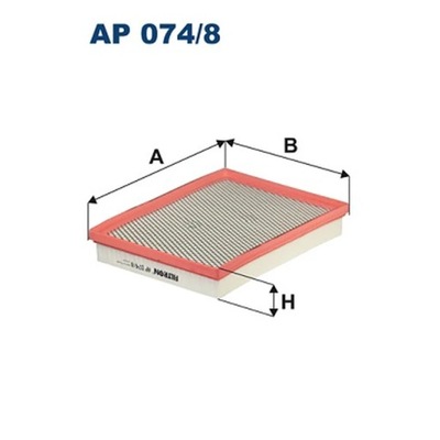 FILTRO AIRE FILTRON AP 074/8  