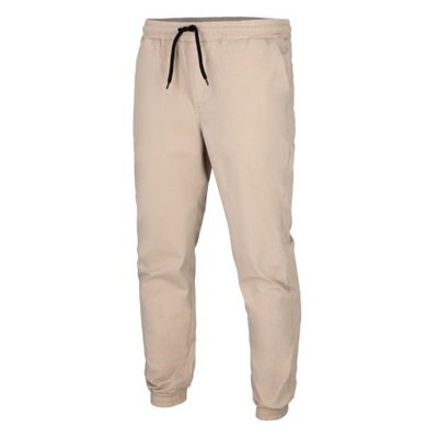 SPODNIE GRUBE LOLO JOGGERY CHINO BEŻ m.26a XL