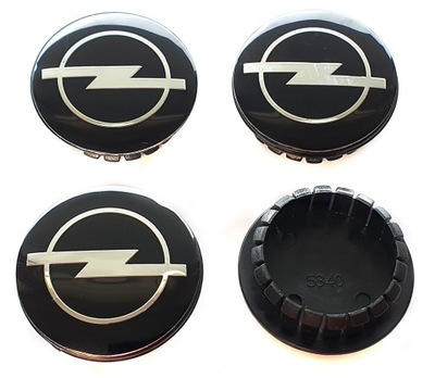 OPEL 4 PIEZAS TAPACUBOS KAPSLE DEKLE PARA ALUFELG 58MM/46MM  