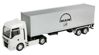 MAN TGX TIR Z NACZEPĄ METALOWY MODEL 1:32 WELLY