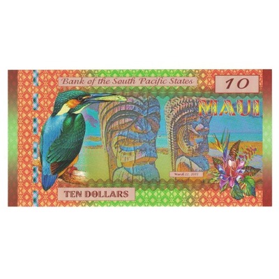 Banknot, USA, 10 Dollars, 2015, 2015-03-22, MAUI P