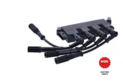 U6055/NGK BOBINA DE ENCENDIDO FIAT PANDA 1,2 09- CON CABLES NGK  