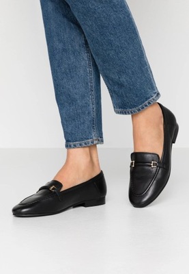 Topshop LUTHER LOAFER Półbuty wsuwane skórzane 37