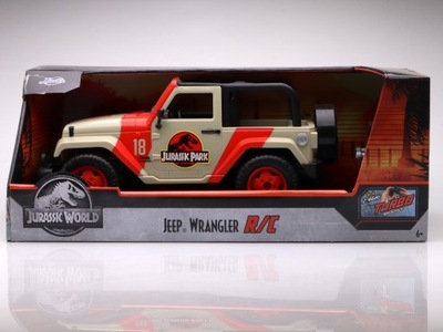 Model na zdalne sterowanie Jurassic World Jeep Jada 1:16