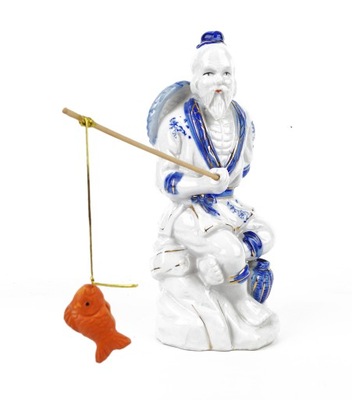 Figurka porcelanowa samuraja