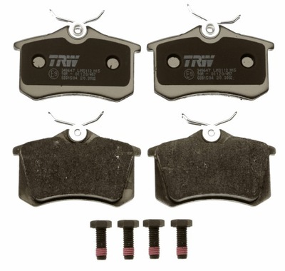 TRW KLOCKI, SET PADS BRAKE  