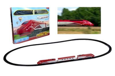 Szybki Pociąg kolejka elektryczna Thalys High-Speed Train + tory 260 cm