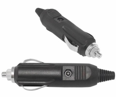 Штекер штекер прикурювача 12/24v euro na кабель з запобіжник 5a фото №1