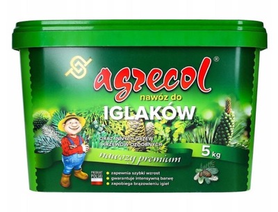 Nawóz do iglaków granulowany 5 kg AGRECOL