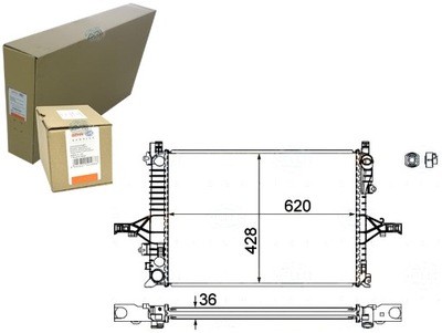 Радиатор двигателя - система охлаждение двигателя [behr фото №1