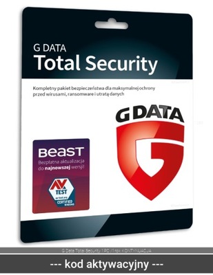 G Data Total Security 1PC /1rok KONTYNUACJA