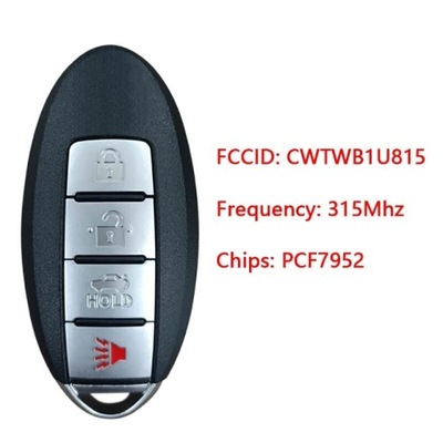 do słonecznego z 315Mhz ID46 PCF7952 Chip FCC CWTW