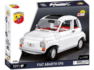 Klocki COBI Cars Fiat Abarth 595 COBI-24354