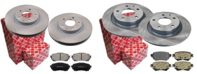 Тормозные диски тормозные колодки p+t febi mazda 6 gj kombi 297mm фото №1