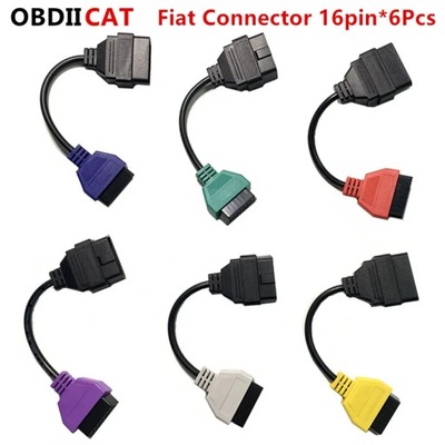 CABLE OBD2 FOR FIATA, ALFY I ROMEO - SET 6 PC.  