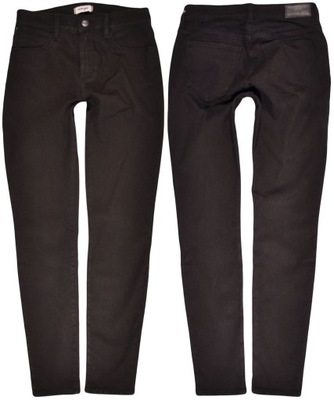 WRANGLER spodnie BLACK jeans SKINNY _ W28 L31