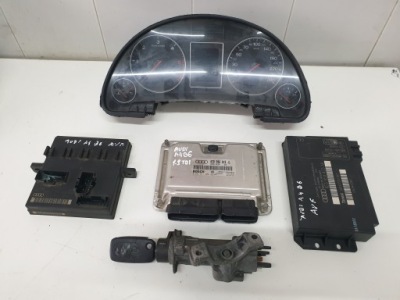 Блок керування набір стартовий audi a4 b6 1.9 tdi 0281011036 фото №1