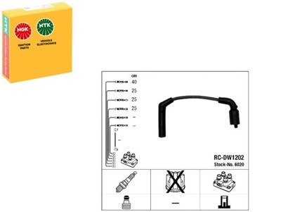 Набор трубопровод зажигания ngk 6020 фото №1